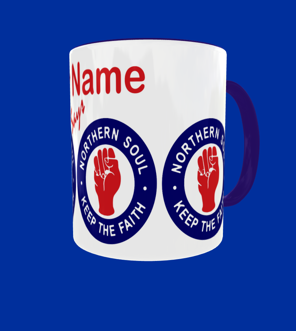Northern Soul Mug (Personalised)