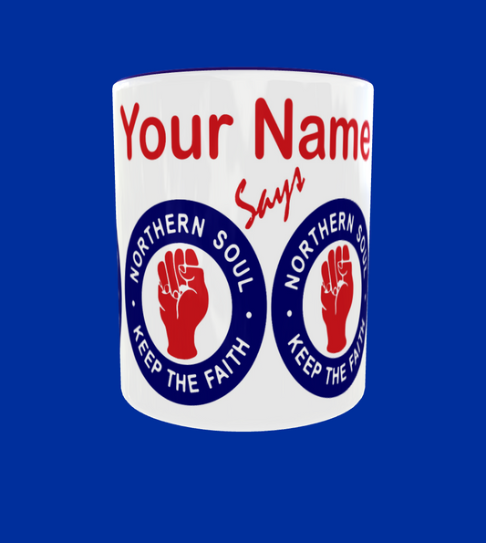 Northern Soul Mug (Personalised)